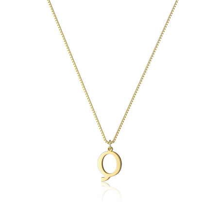 Gouden Ketting met Initialen Letter Lanette voor Dames