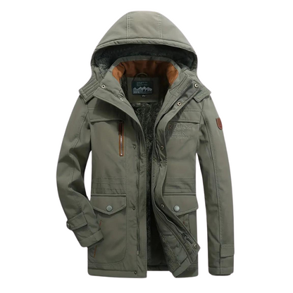 Waterdichte Heren Outdoorjas met Voering Warm en Winddicht