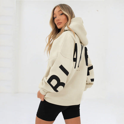 Dames Hoodie Warm Met Capuchon en Leuke Print Savannah - Mode Vibes