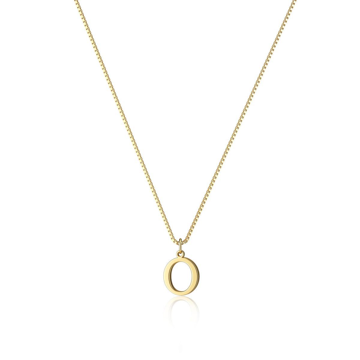 Gouden Ketting met Initialen Letter Lanette voor Dames