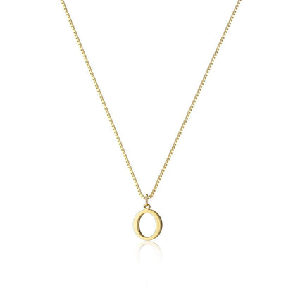 Gouden Ketting met Initialen Letter Lanette voor Dames