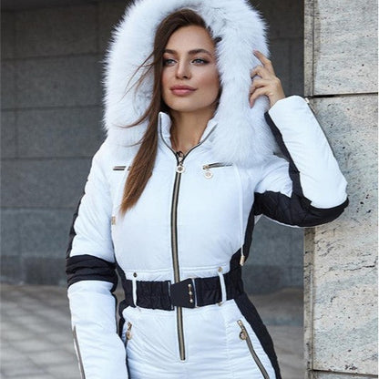 Dames Ski Overall Winddicht en Waterafstotend met Taille - Mode Vibes