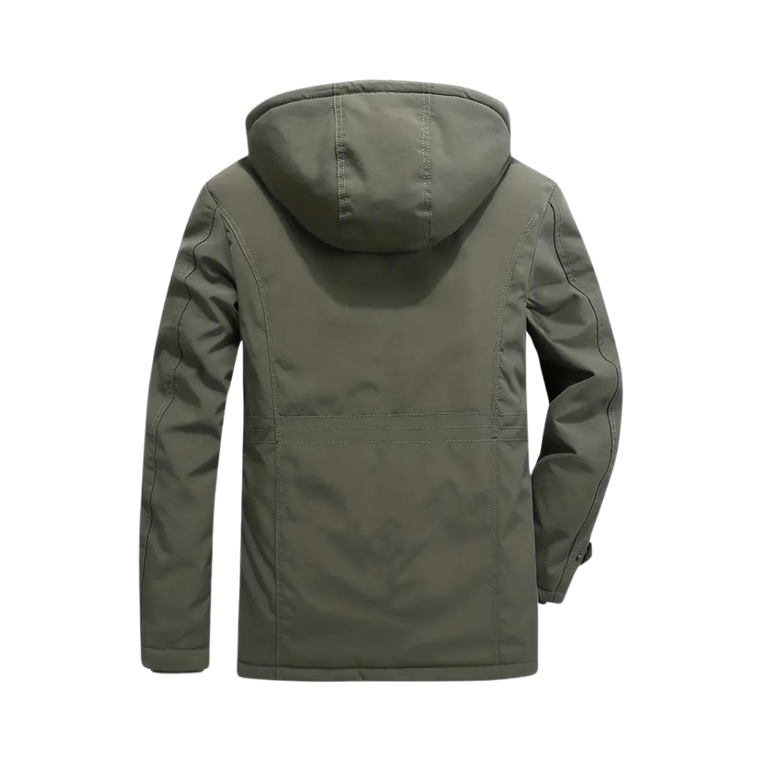 Waterdichte Heren Outdoorjas met Voering Warm en Winddicht
