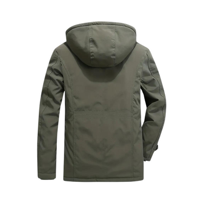 Waterdichte Heren Outdoorjas met Voering Warm en Winddicht