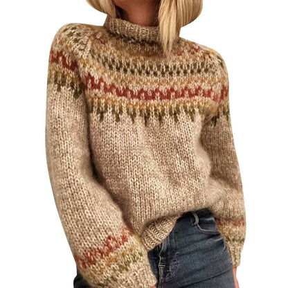 Dames Coltrui Noors Motief Warm en Trendy