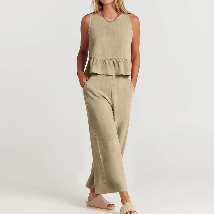 Vrouwelijke Tweedelige Set Kleding Collectie