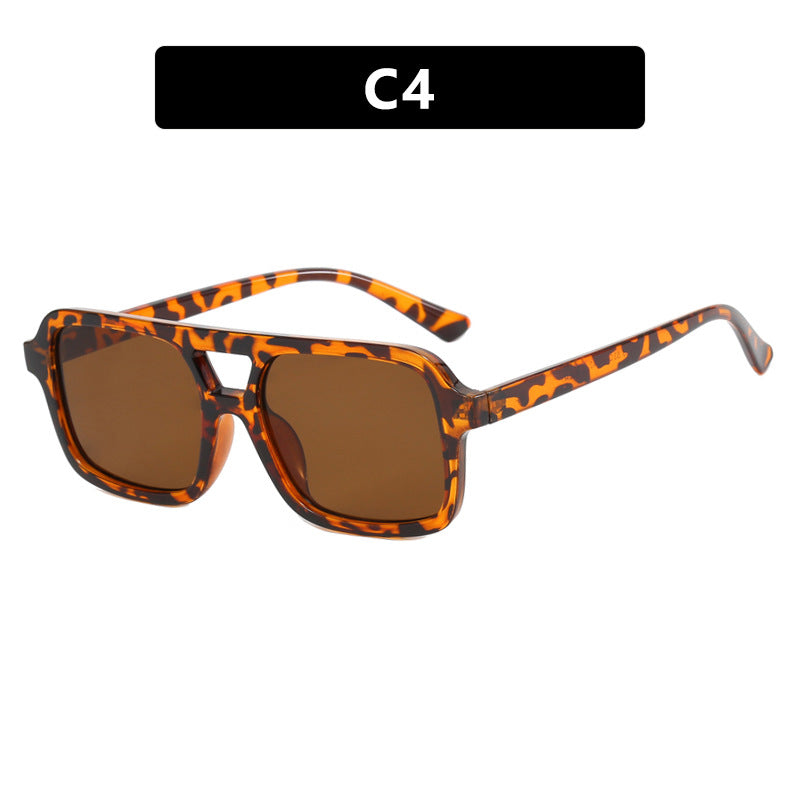 Dames Zonnebril Aviator Stijl met Kleurige Glazen