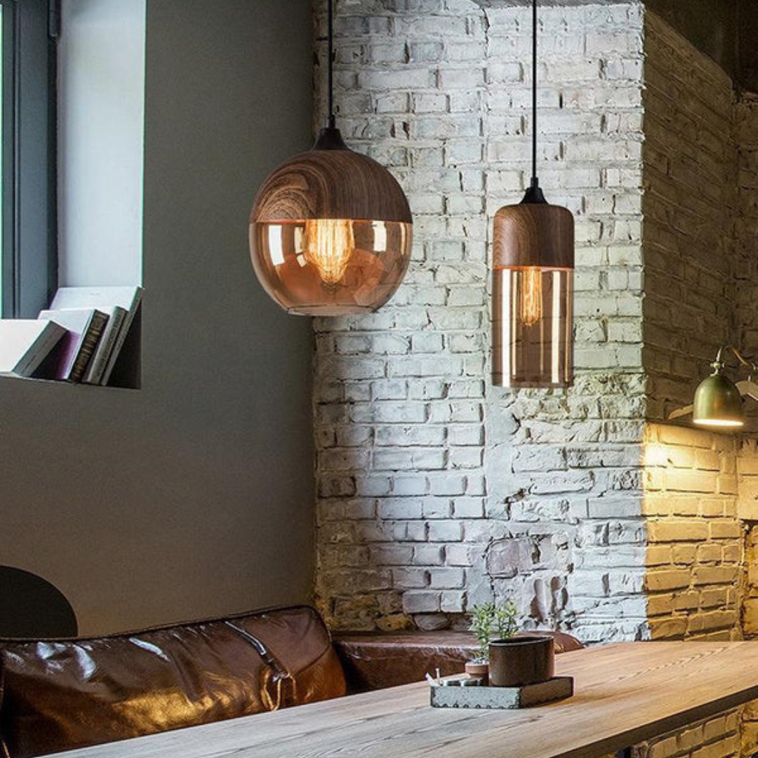 Houten Plafondlamp Noordse Stijl Modern Scandinavisch Design
