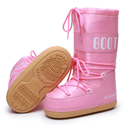 Dames Waterdichte Snowboots Hoge Gewatteerde Comfortabele Laarzen