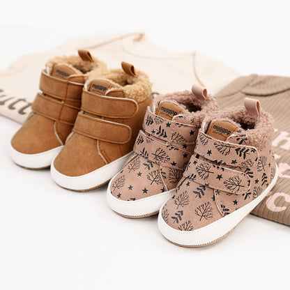 Warme Babyboots Noor met Klittenband voor Winter