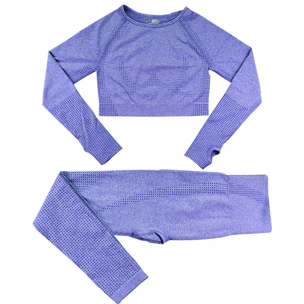 Yoga Sportset Dames Naadloze Legging en Top Set