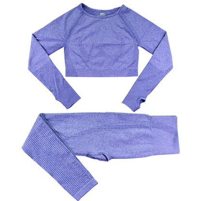 Yoga Sportset Dames Naadloze Legging en Top Set