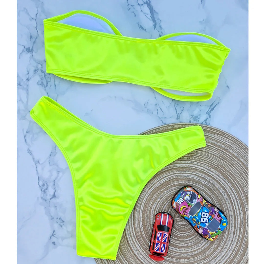 Strapless Bikini Trendy Zomer Badpak voor Vrouw