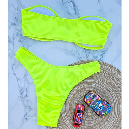 Strapless Bikini Trendy Zomer Badpak voor Vrouw