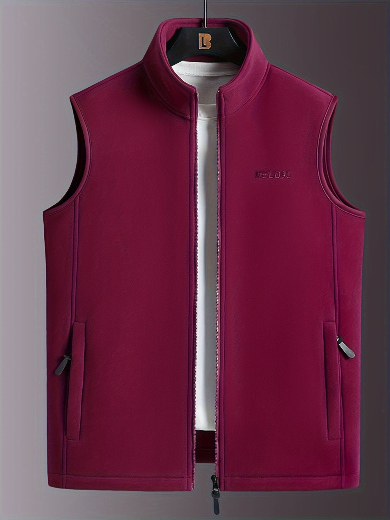 Gaspare | Gilet in pile leggero con colletto rialzato