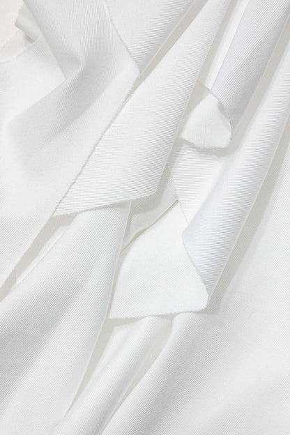 Maxikleed met Volant Vrouwelijk Elegante Jurk