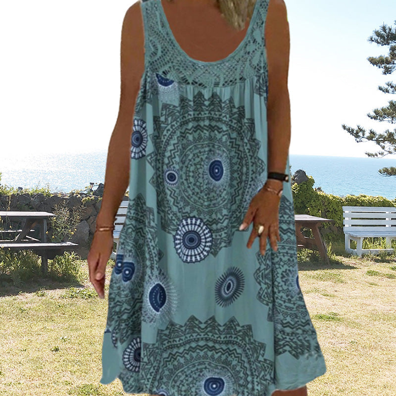 Mouwloze Zomerjurk Luchtig en Comfortabel