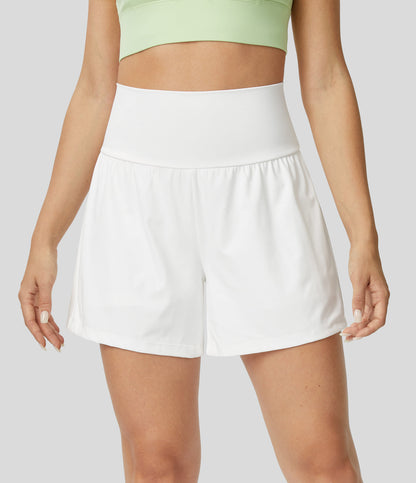 Margarethe | Hoge Taille & Ademend Materiaal Yoga Shorts