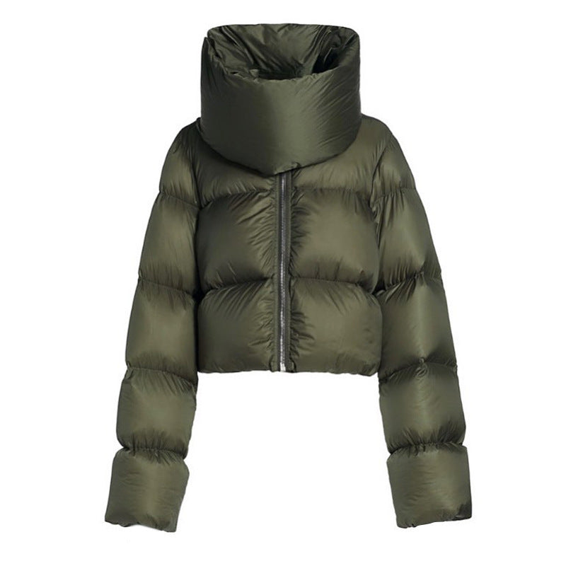 Dames Pufferjas Hoge Kraag Warm en Licht