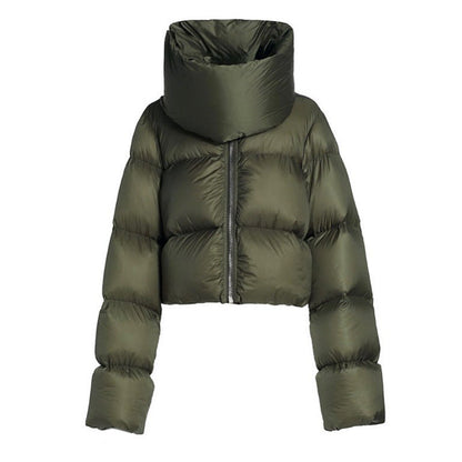 Dames Pufferjas Hoge Kraag Warm en Licht