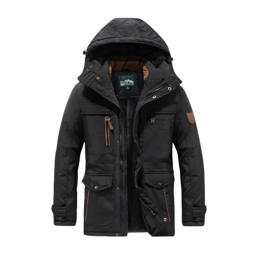 Waterdichte Heren Outdoorjas met Voering Warm en Winddicht - Mode Vibes
