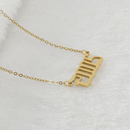 Gouden Ketting voor Dames 18K RVS Met Jaarsteen Lammy