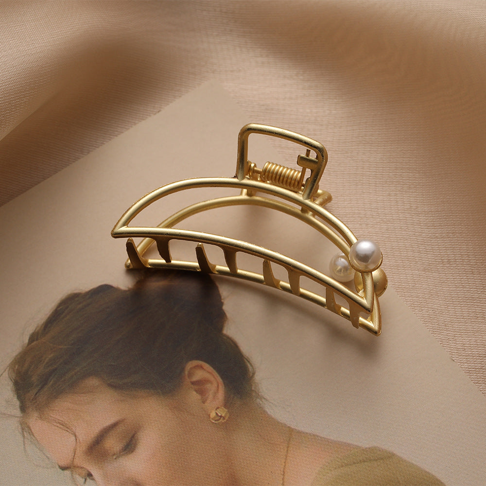 Dames Haarclip Goudkleurig Metaal Design Schakel