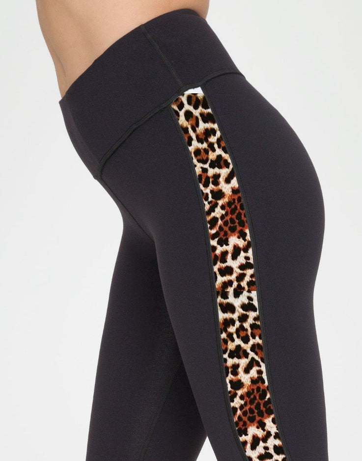 Dames Sportlegging met Panterprint en Strepen