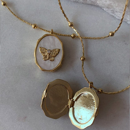 Hartvormige Ketting met Bloemen voor Dames