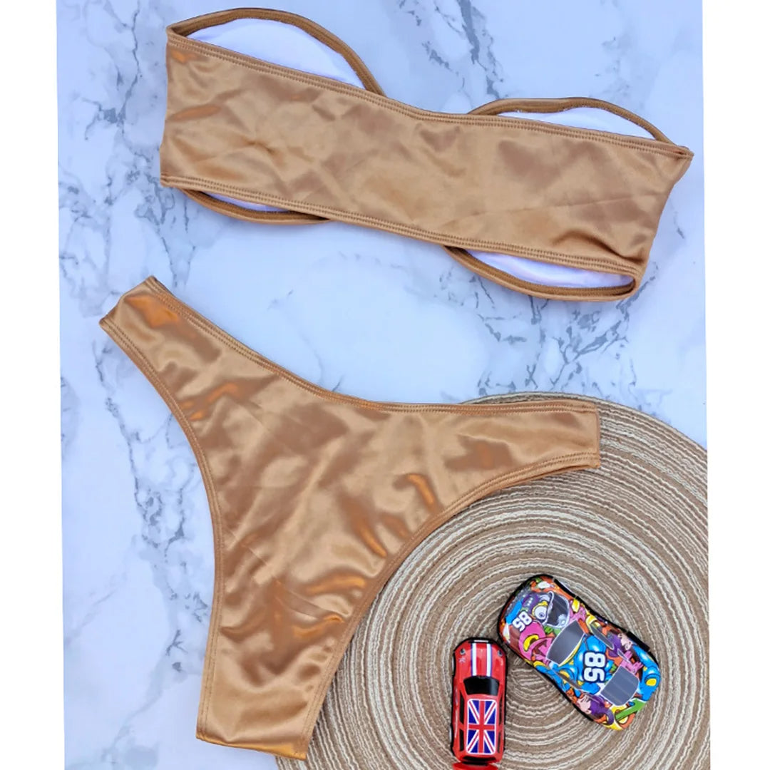 Strapless Bikini Trendy Zomer Badpak voor Vrouw