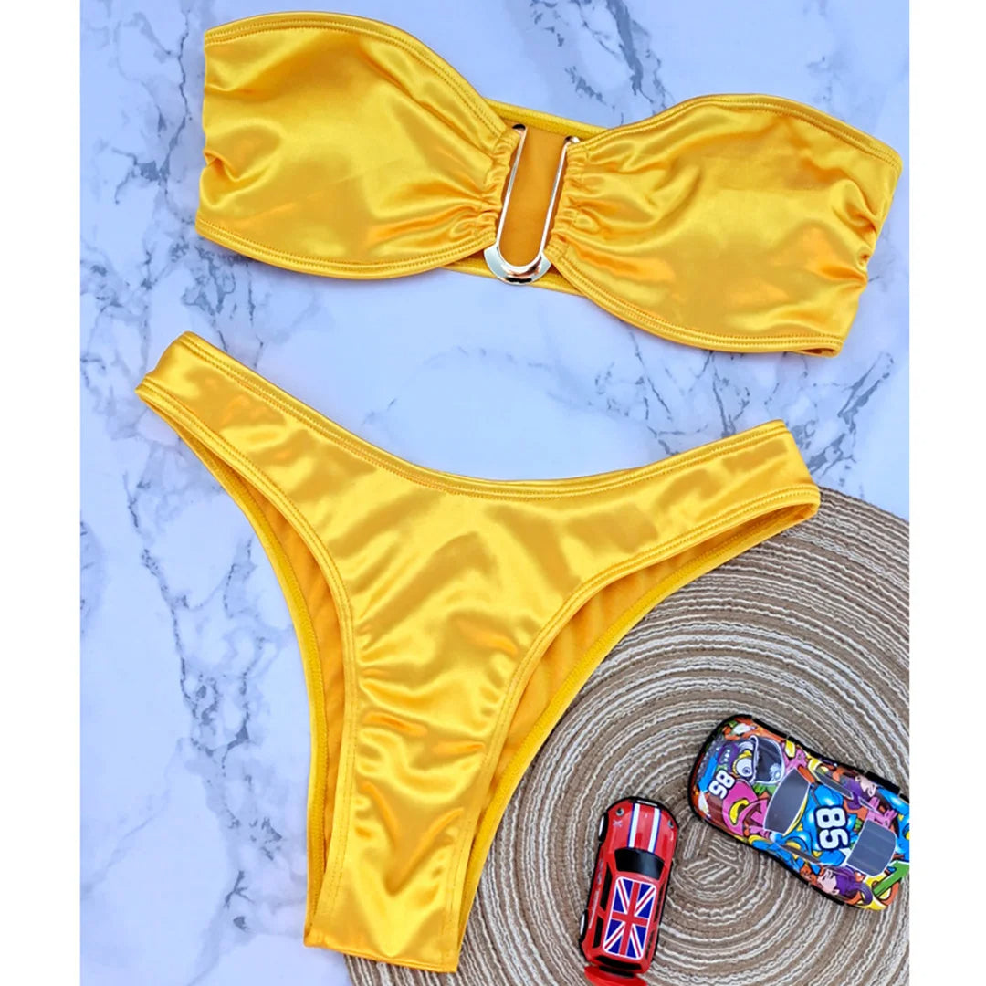 Strapless Bikini Trendy Zomer Badpak voor Vrouw