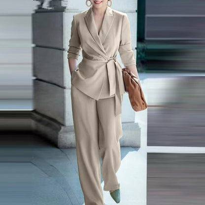 Dames Blazer Set Tweedelig met Broek Elegant - Mode Vibes