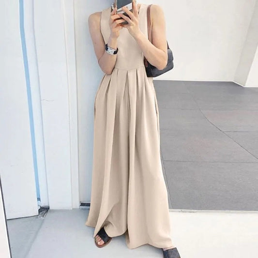 Plus Size Jumpsuit Modieus Comfortabel Zomerjurk voor Vrouwen - Mode Vibes