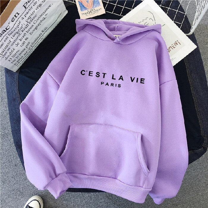 Dames Hoodie Zacht Comfortabel Soleil - Mode Vibes