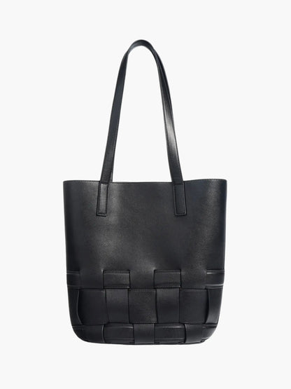 Leren Tas Gevlochten Design voor Dames