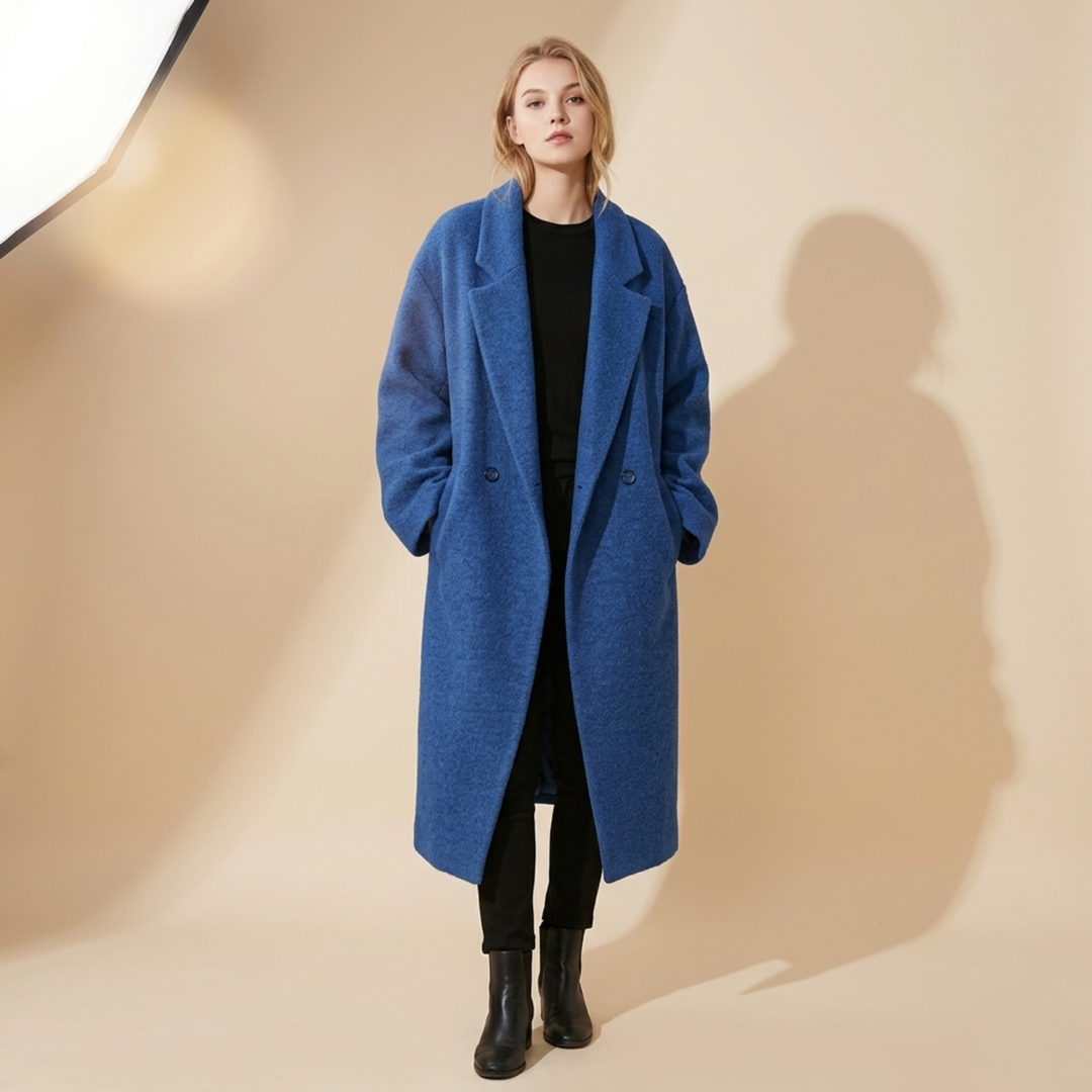 Valentina | Cappotto in lana elegante e oversize