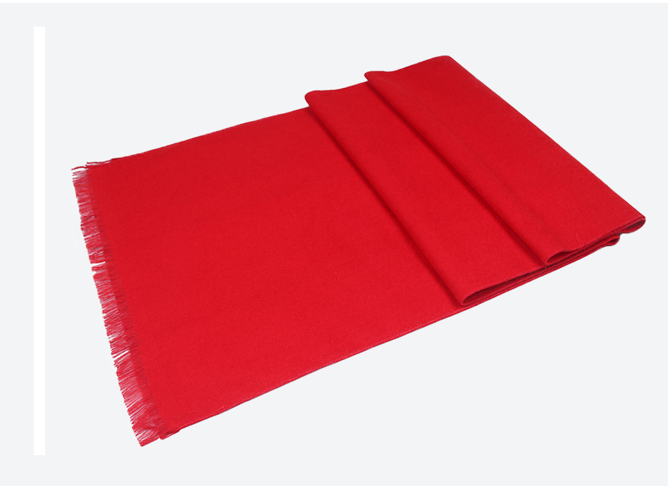 Rode Kasjmier Sjaal Zachte Warme Luxe Shawl