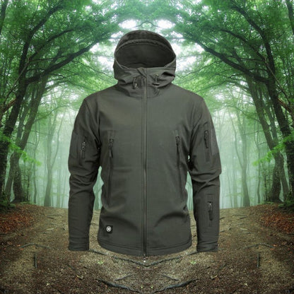 Waterdichte Heren Outdoor Jas – Winddicht & Functioneel met Antidiefstaltassen