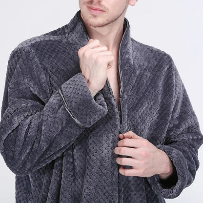 Luxe Fleece Badjas Zacht en Warm voor Dames en Heren