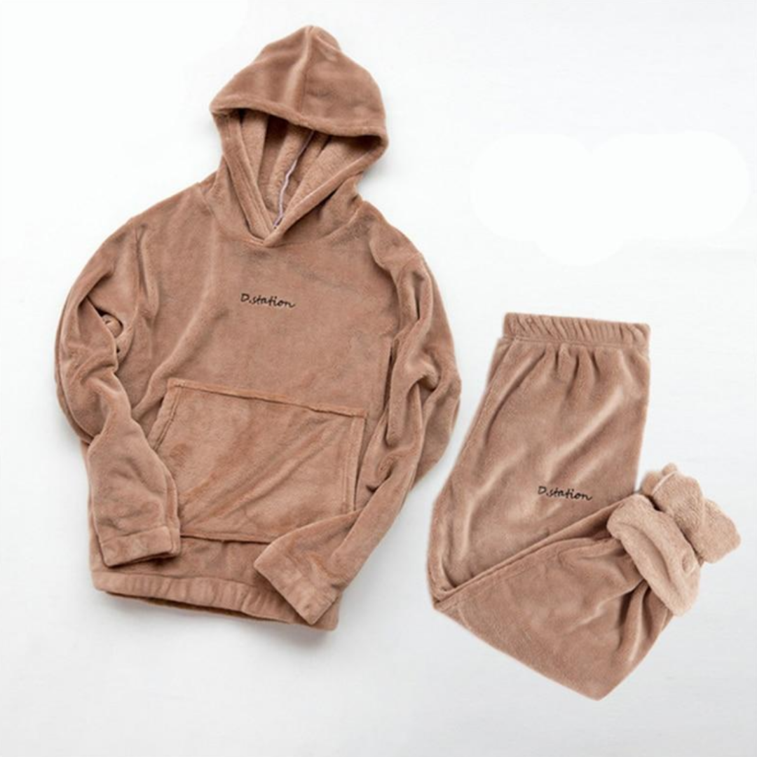 Zachte Fleece Huispak voor Vrije Dag Comfortabel