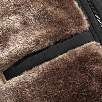 Heren Winterjas Warm Fleece Voering Waterdicht