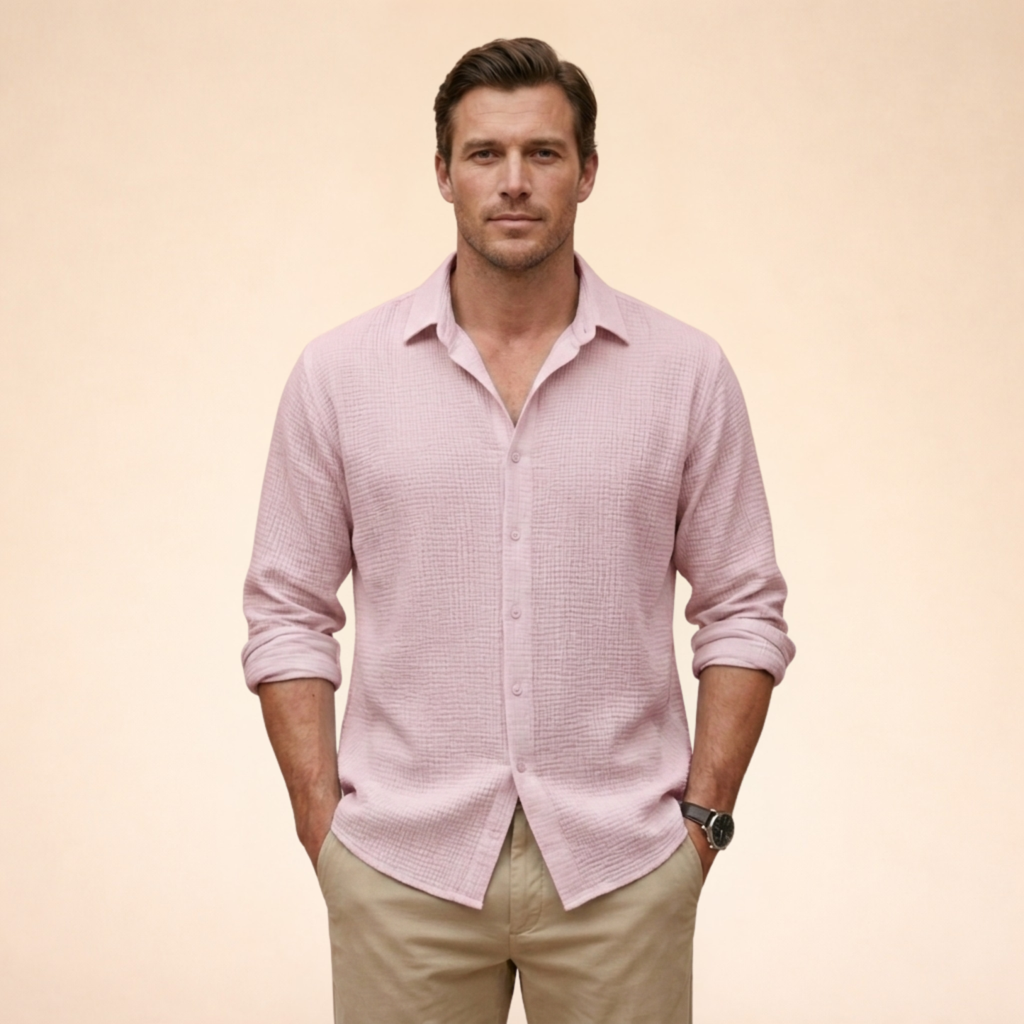 Adam | Klassiek shirt met lange mouwen
