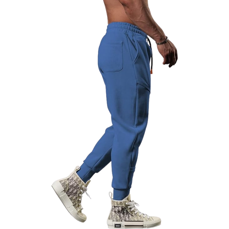 Lichtgewicht Fleece Joggingbroek Heren – Cargo Design – Tapered Pasvorm