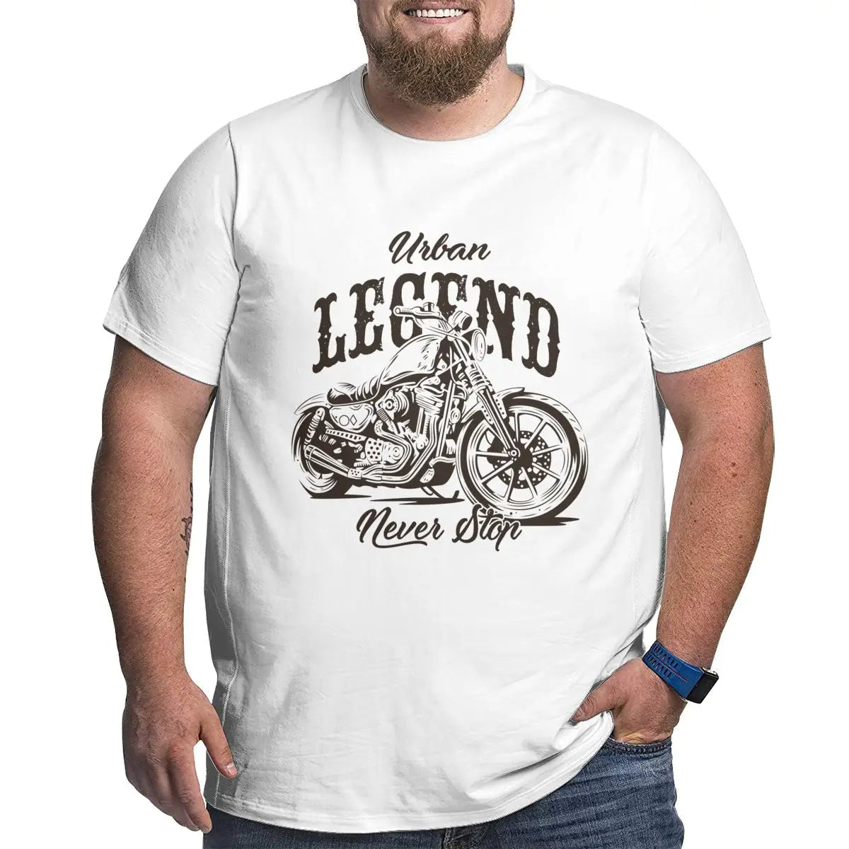 Plus Size T-Shirt Inspirerend Met Leuke Vibes