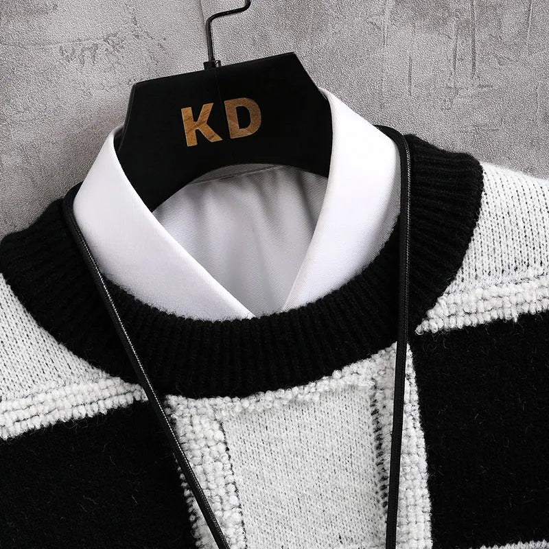 Kasjmier Trui Plaid Luxe Zachte Warme damestrui
