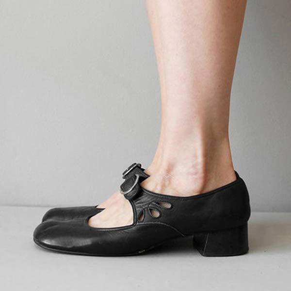 Federica | Sandali in pelle con fibbia