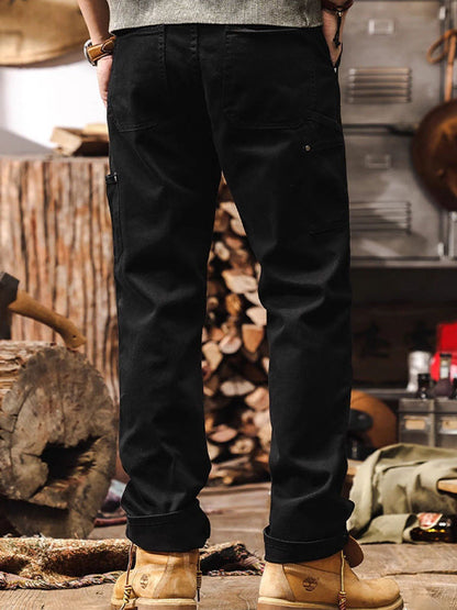 Heren Straight-Leg Utility Cargo Broek