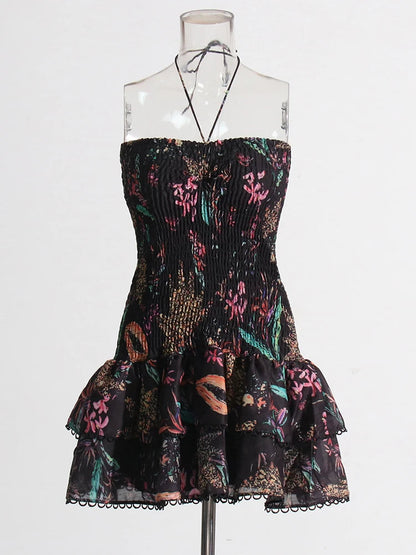 Mini Feestjurk Strapless Trendy Jurk voor Vrouw