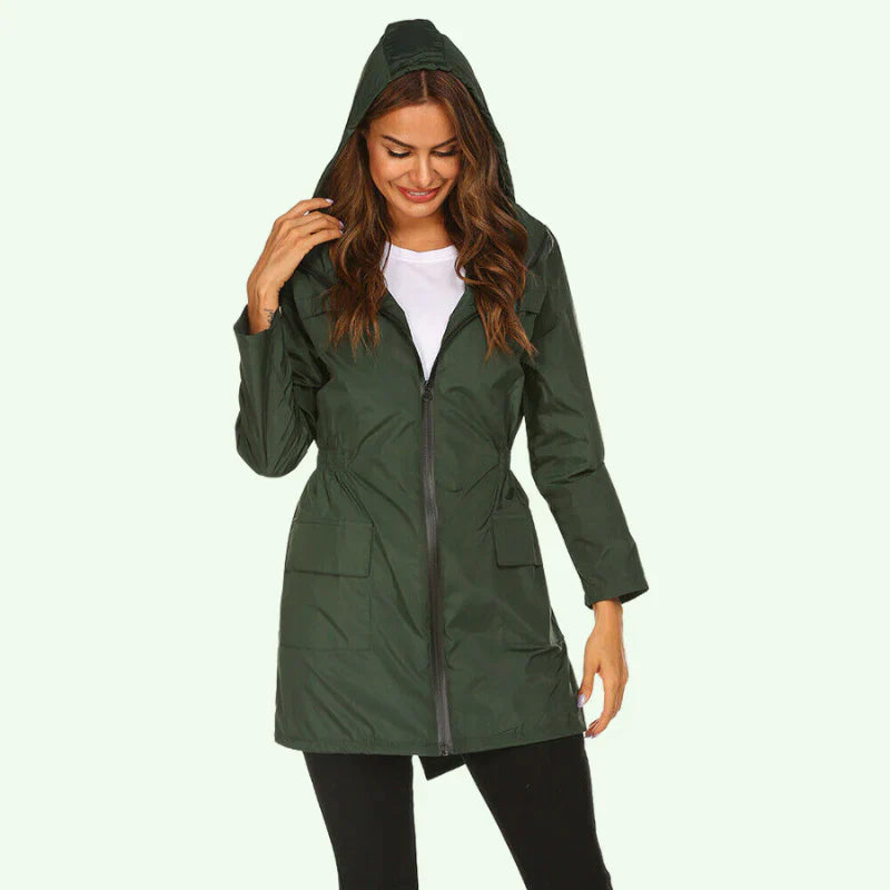 Trenchcoat Lichtbruin Stijlvole Regenjas voor Dames