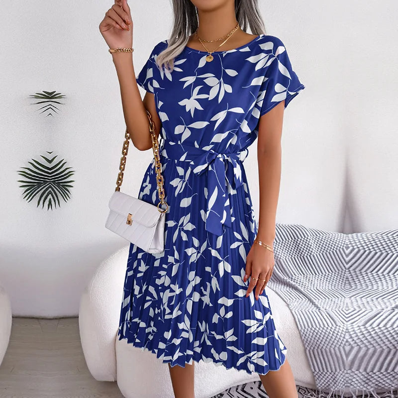 Maxi-Jurk Vrouw Zomer Trendy Katoen